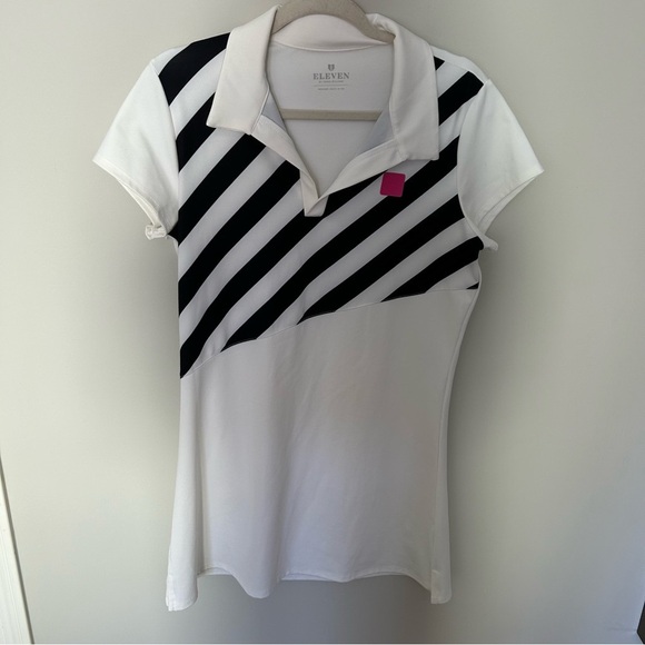 EleVen by Venus Williams Winner Short Sleeve Tennis Dress White Small - Picture 2 of 5